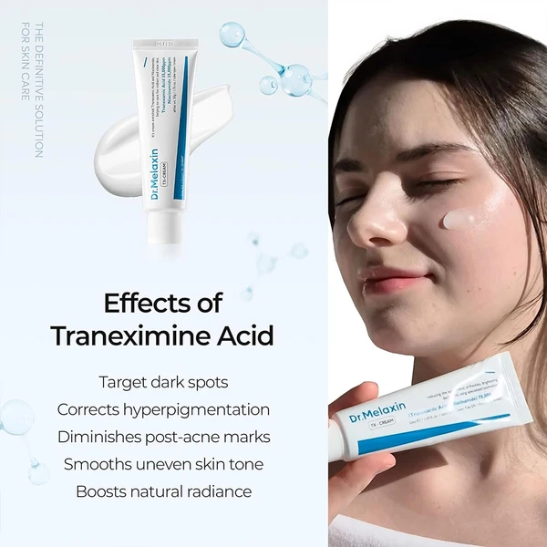کرم ضد لک و روشن کننده ترانگزامیک اسید دکتر ملاکسین 50 گرم Dr.Melaxin TX Tranexamic Acid CREAM