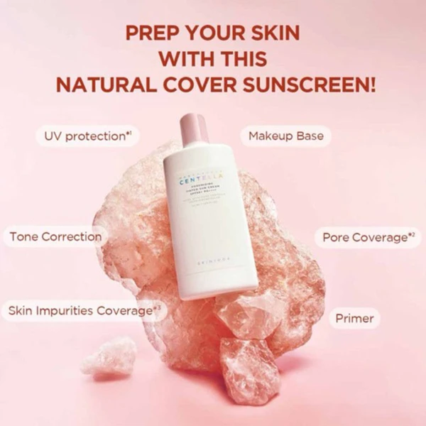 ضدآفتاب مات کننده و کنترل منافذ سنتلا اسکین 1004 حجم 50 میل SKIN1004 Centella Poremizing Velvet Finish Sunscreen