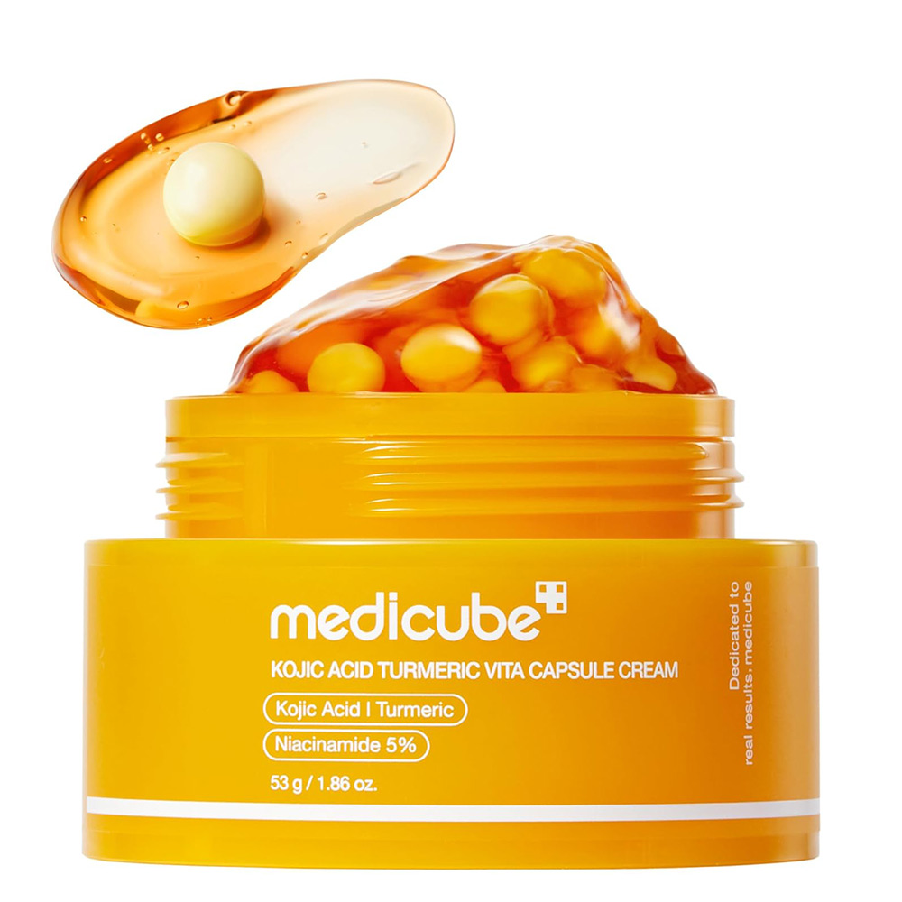 کرم کپسولی روشن کننده و ضد لک کوجیک اسید مدی کیوب Medicube وزن 53 گرم