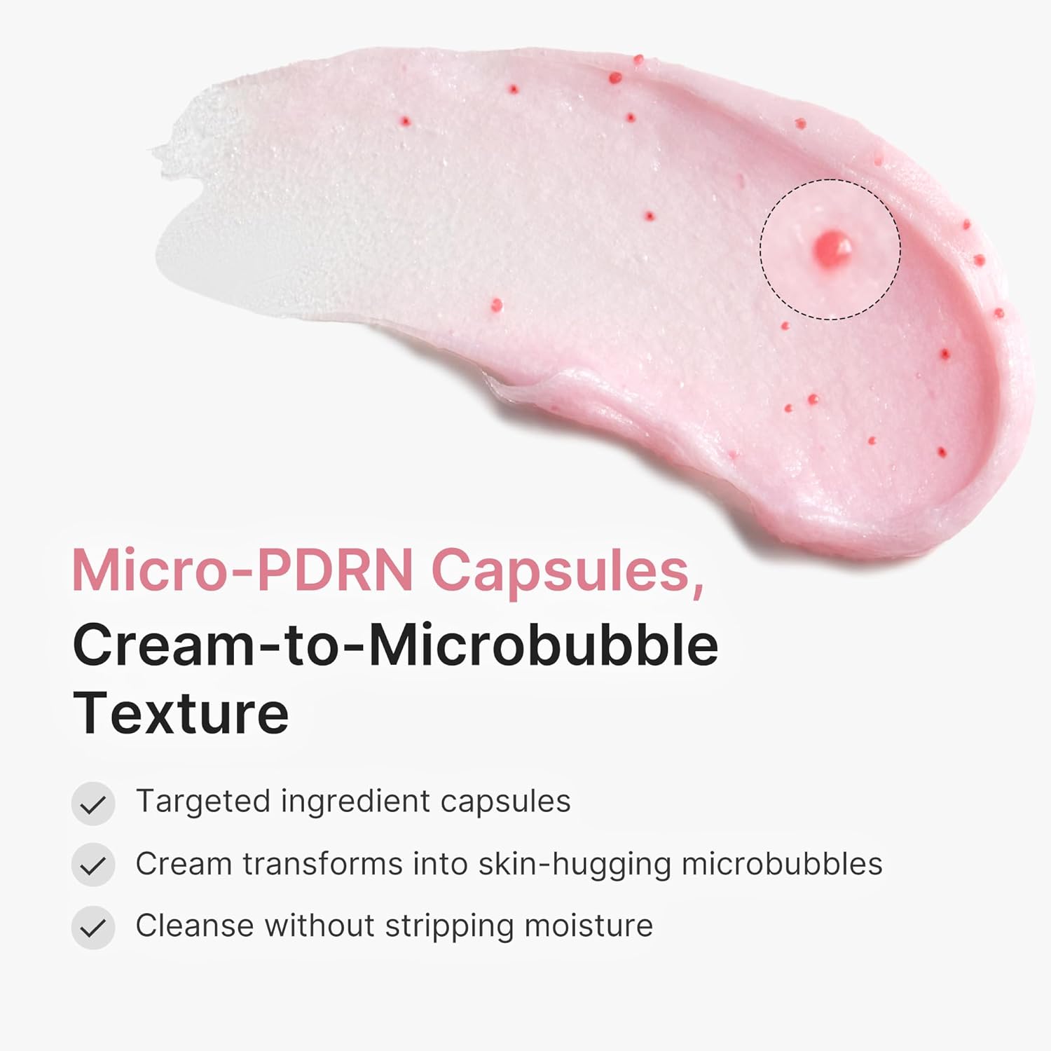 فوم کپسولی پاک کننده صورت مدیکیوب PDRN Medicube PDRN PINK GLUTATHIONE CAPSULE CLEANSING FOAM 120g