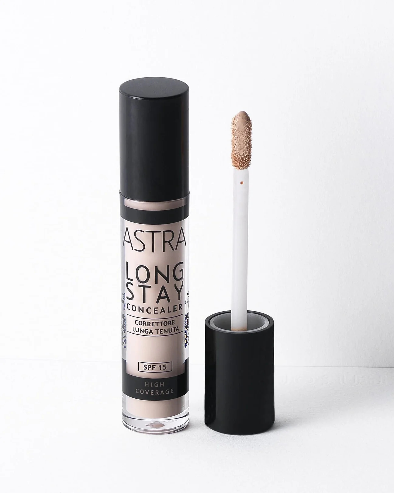 کانسیلر مات و با دوام لانگ استی آسترا در رنگ بندی LONG STAY CONCEALER – Correttore Lunga Tenuta ASTRA MAKE-UP