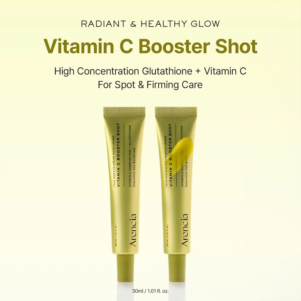 بوستر شات ویتامین سی و گلوتاتیون روشن کننده و ضدلک آرنسیا Arencia vitamin c booster shot