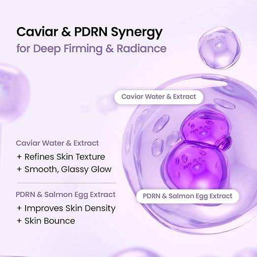 ماسک ورقه‌ای ضدچروک و آبرسان PDRN و خاویار بایودنس (4 ورق) Biodance Rejuvenating Deep Mask