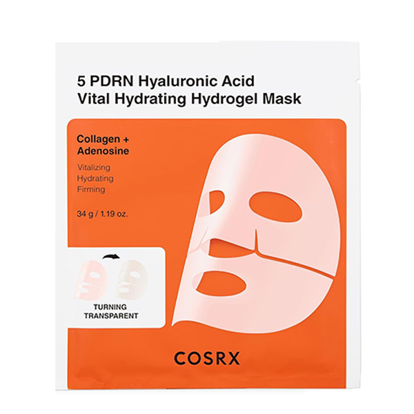 ماسک کوزارکس(جدا شده از پک) هیدروژلی آبرسان و PDRN احیا و جوانساز COSRX PDRN HYALO VITAL HYDRATING MASK
