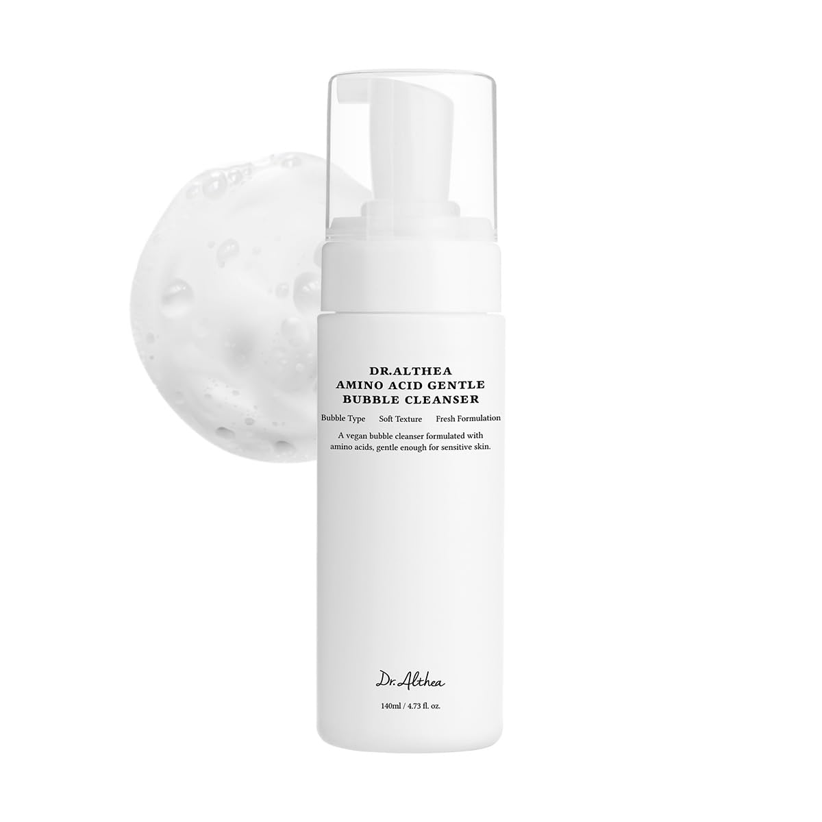 فوم شستشوی حبابی آمینو اسید دکتر التیا حجم 140 میل Dr. Althea Amino Acid Gentle Bubble Cleanser