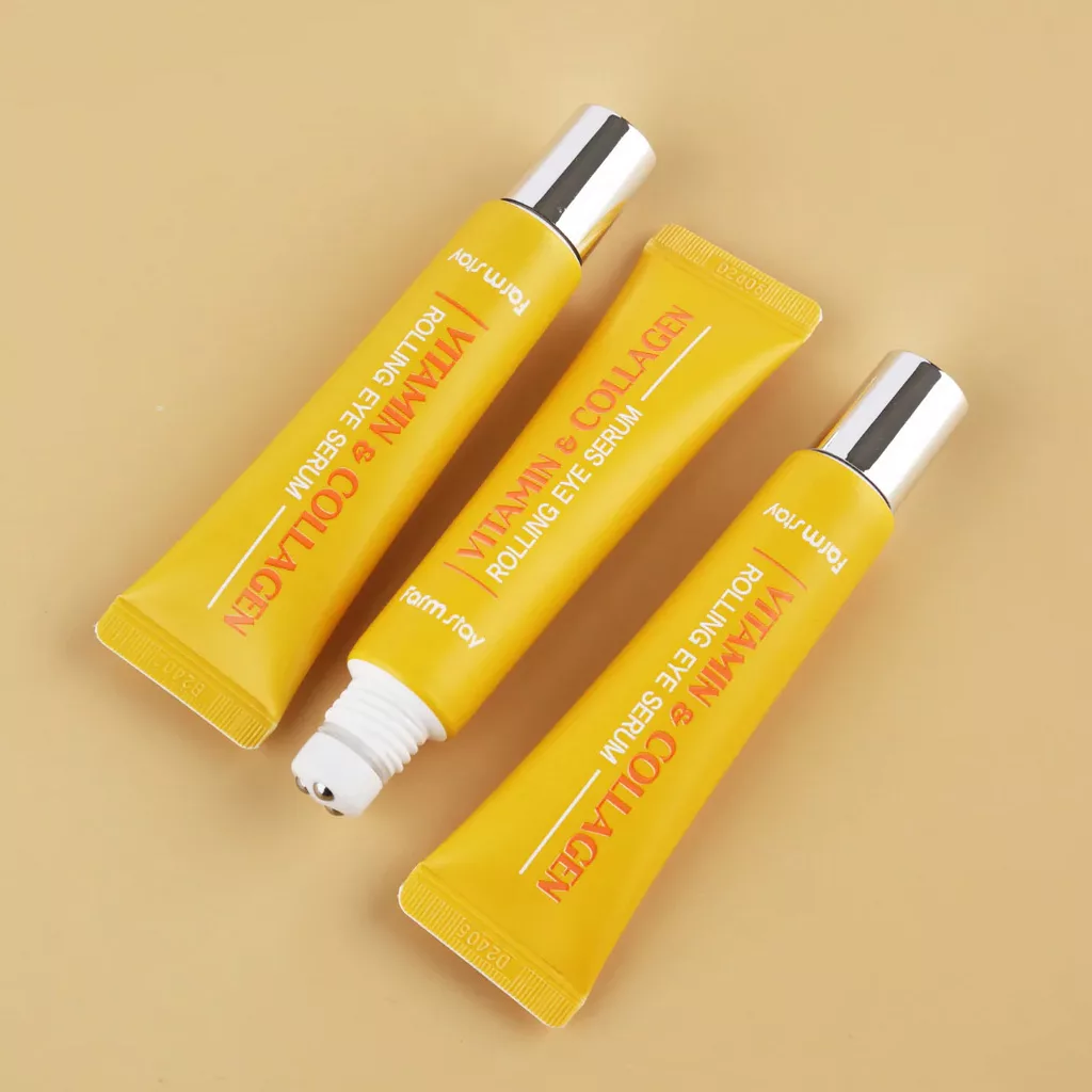 سرم دور چشم رولی ویتامین و کلاژن فارم استی حجم 25 میل Farm Stay Vitamin & Collagen Rolling Eye Serum