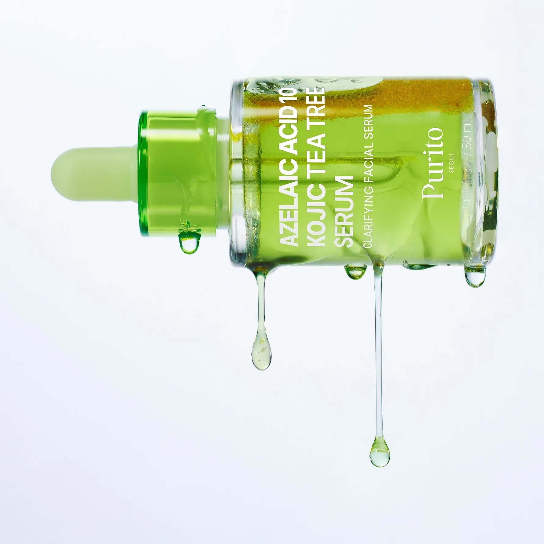 سرم آزلائیک اسید 10 درصد کوجیک اسید و تی تری پوریتو ضد لک و جوش حجم 30 میل Purito Azelaic Acid 10 Kojic Tea Tree Serum