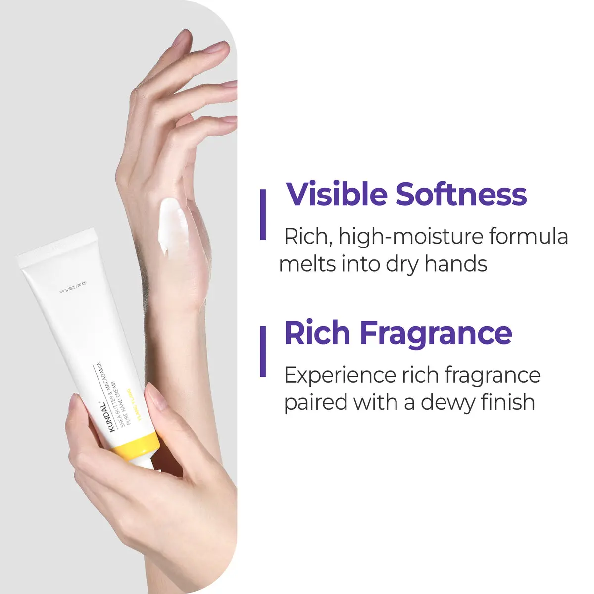 ست کرم مرطوب کننده دست کوندال حجم 50 میل KUNDAL Signature Perfumed Hand Cream Trio