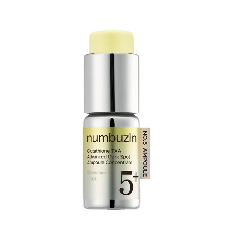 آمپول پیشرفته ضد لک و روشن کننده نامبوزین شماره +5 حاوی گلوتاتیون و TXA حجم 10 گرم Numbuzin Glutathione TXA Advanced Dark Spot Ampoule Concentrate