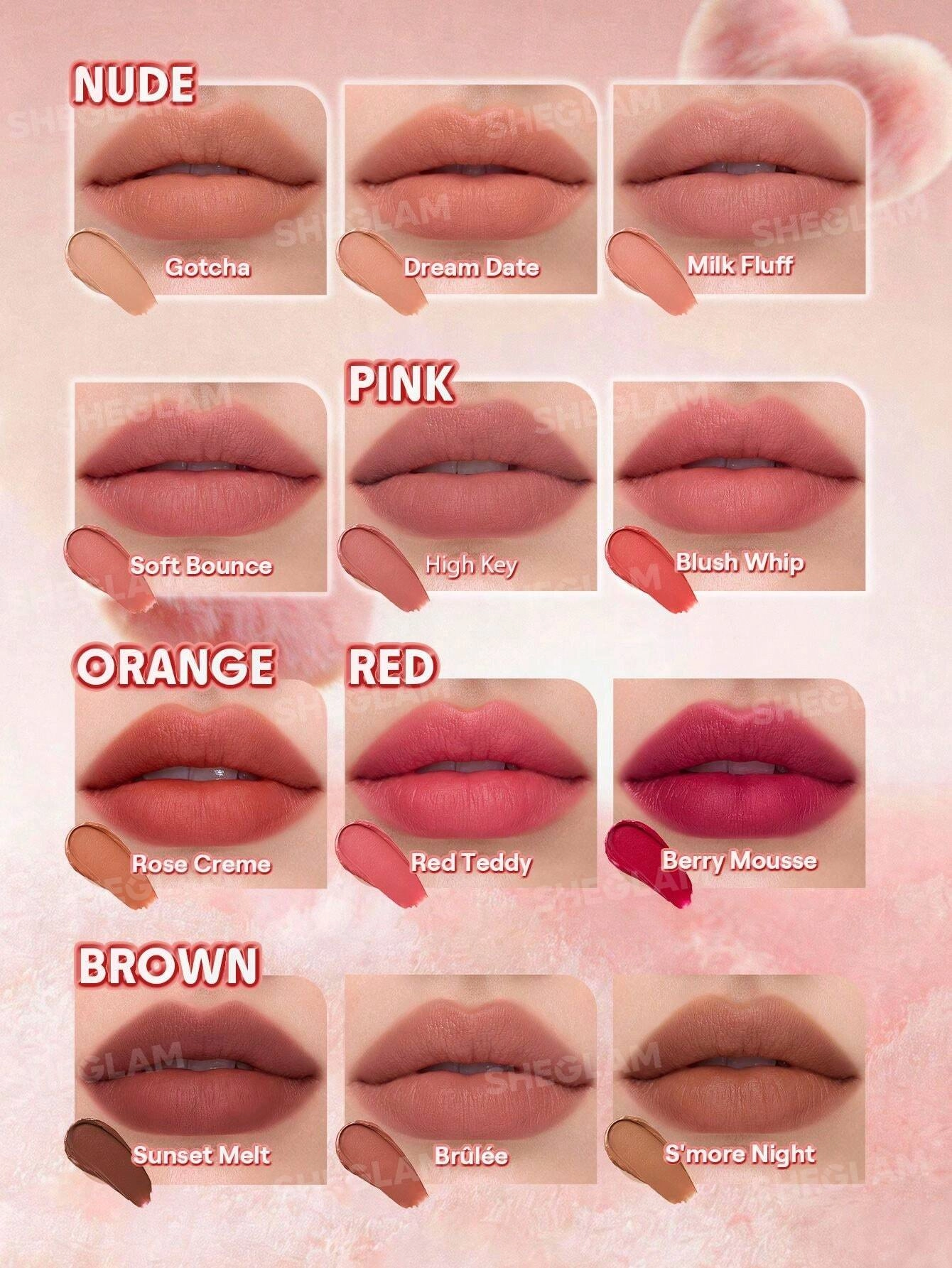 تینت لب مات شیگلم مدل Marshmallow Puff Lip Blur Pen