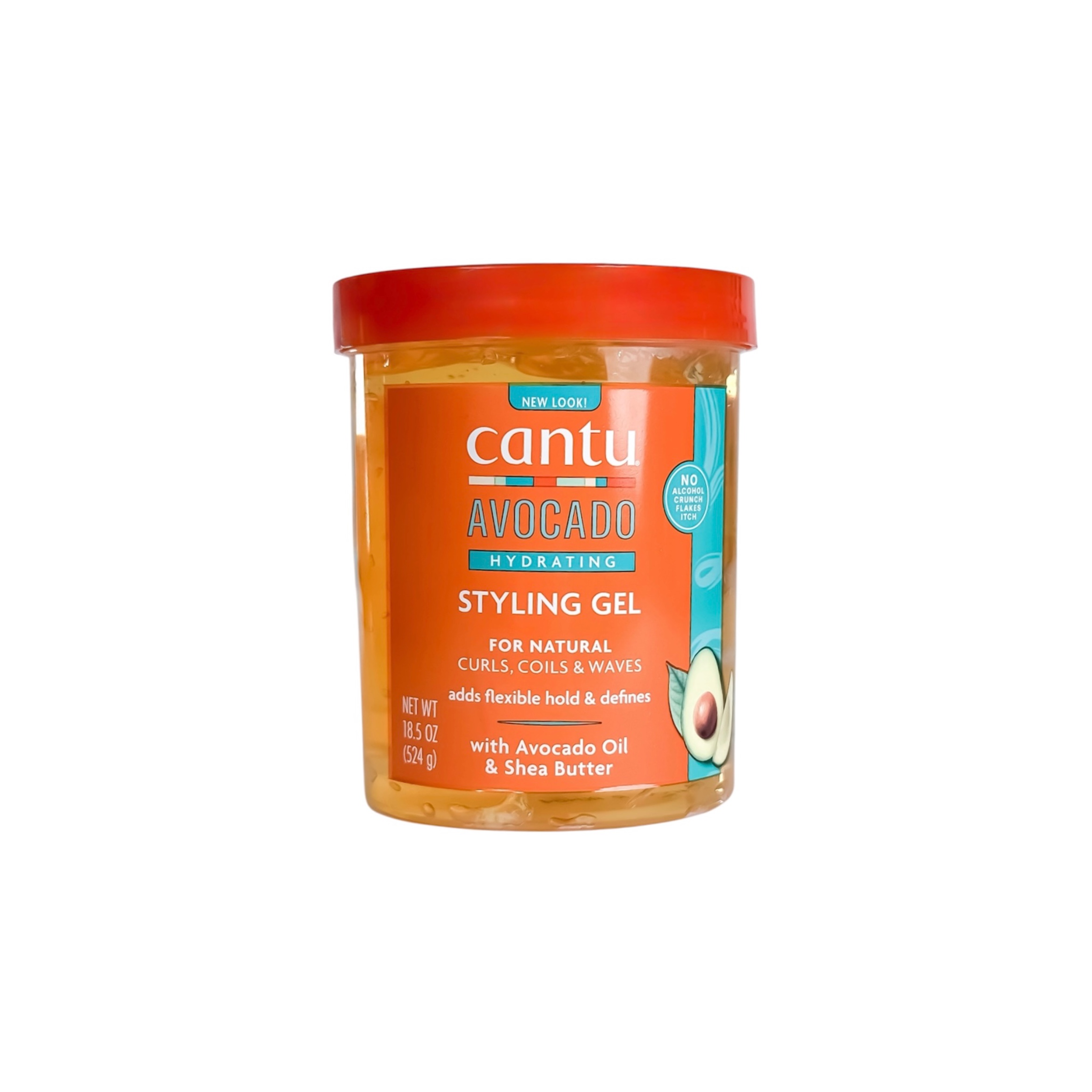 ژل حالت‌دهنده مو کنتو مدل آواکادو حجم 524 گرم Cantu Avocado Hydrating Styling Gel