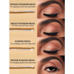ست براش چشم شیگلم | SHEGLAM 101 EYE ESSENTIALS BRUSH SET